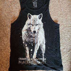 Blackcraft Cult Men's Tank Top. Wolf. SzL